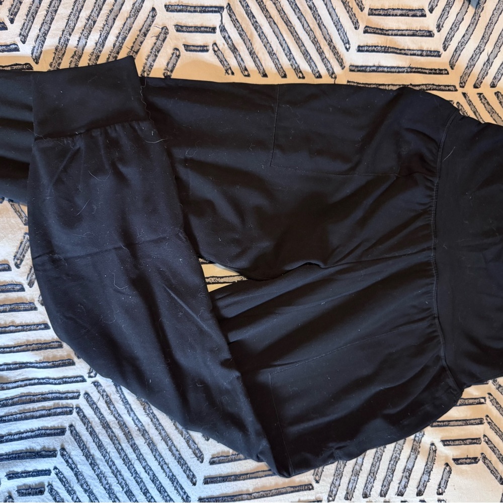 Athleta Black High Waisted Joggers SP